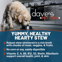 Dave's Stewlicious Meaty Beef Stew Canned Dog Food