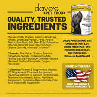Dave’s Grain Free Chicken & Vegetable Cuts in Gravy Canned Dog Food