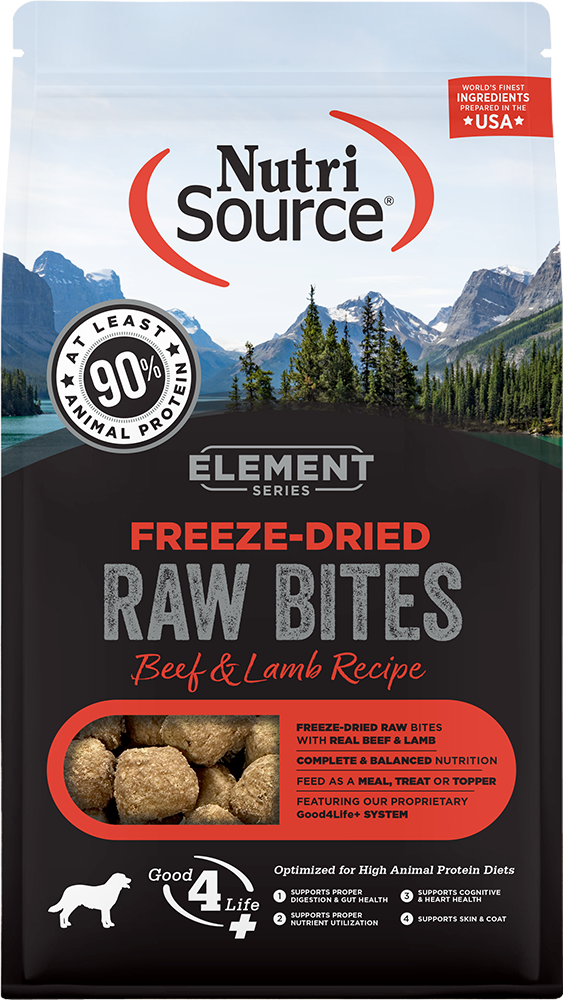 Nutrisource Element Series Freeze Dried Raw Beef and Lamb Recipe Dry Dog Food