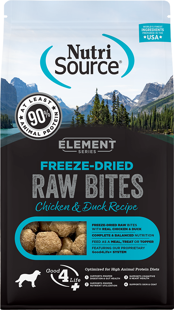 Nutrisource Element Series Freeze Dried Raw Chicken and Duck Recipe Dry Dog Food