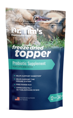 Dr. Tim's Elk Probiotic Supplement for Cats and Dogs