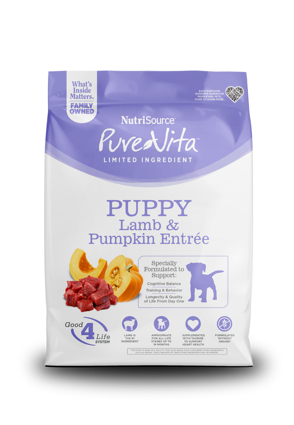 PureVita Grain Free Lamb & Pumpkin Puppy Food
