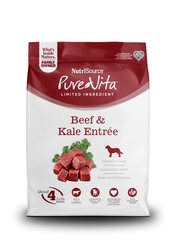 PureVita Beef & Kale Dog Food