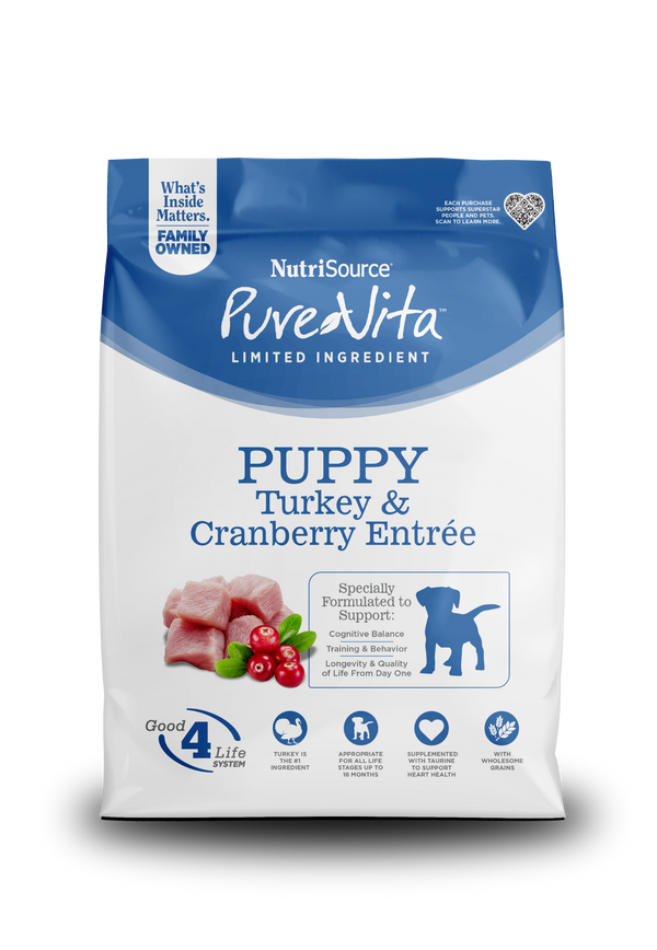 PureVita Turkey & Cranberry Puppy Food