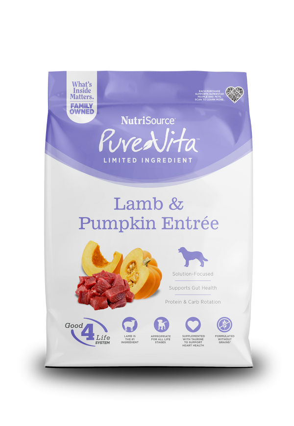 PureVita Grain Free Lamb & Pumpkin Dog Food