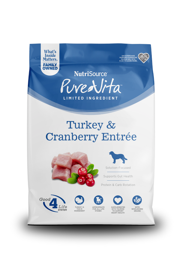 PureVita Turkey & Cranberry Dog Food