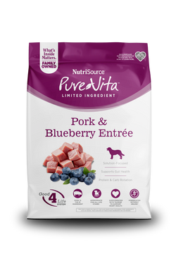 PureVita Grain Free Pork & Blueberry Dog Food