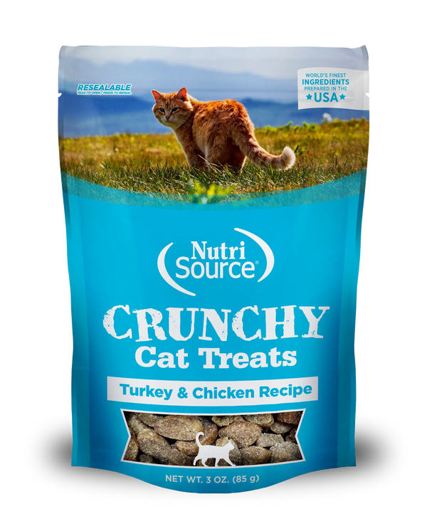 Nutrisource Crunchy Turkey & Chicken Recipe Cat Treats