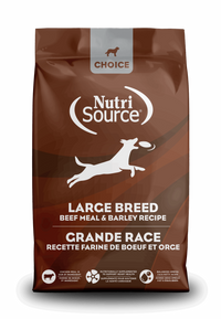 Nutrisource Choice Large Breed Adult Beef and Barley All Life Stages Dry Dog Food