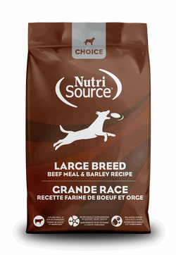 Nutrisource Choice Large Breed Adult Beef and Barley All Life Stages Dry Dog Food