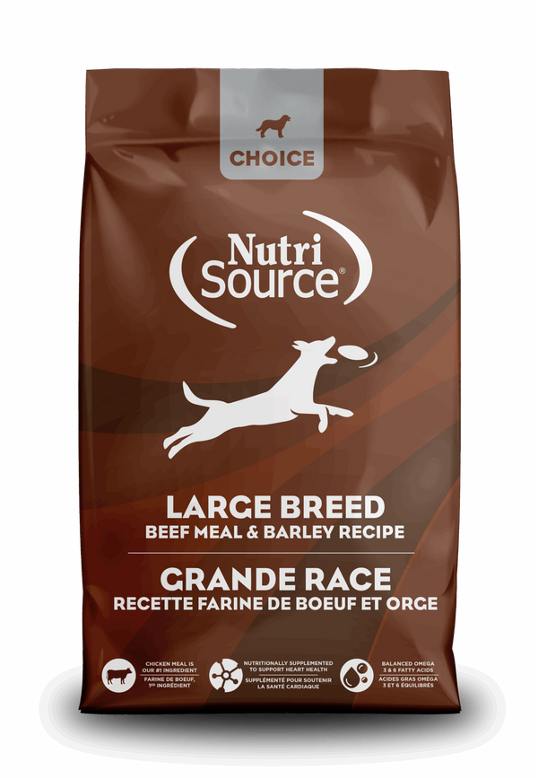 Nutrisource Choice Large Breed Adult Beef and Barley All Life Stages Dry Dog Food