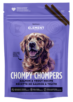 Nutrisource Element Series Salmon and Trout Chompy Chompers Dog Treats