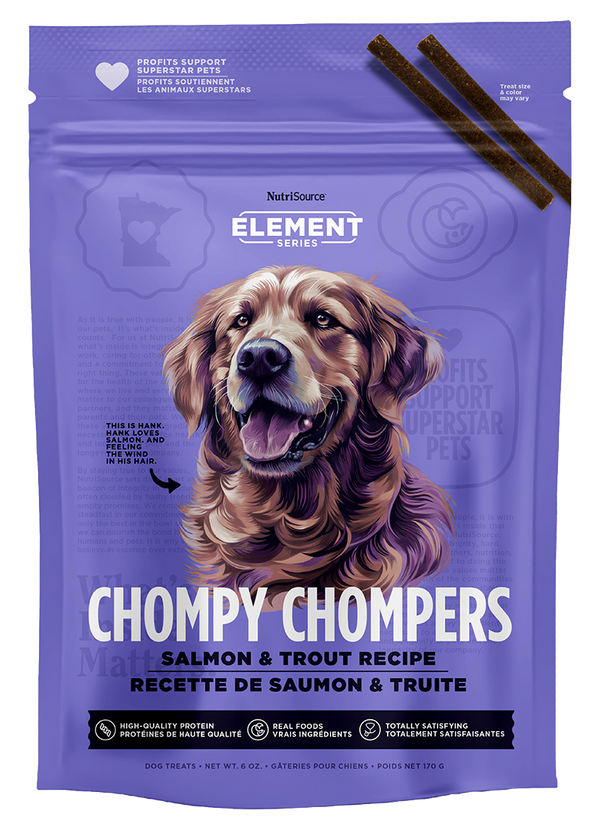 Nutrisource Element Series Salmon and Trout Chompy Chompers