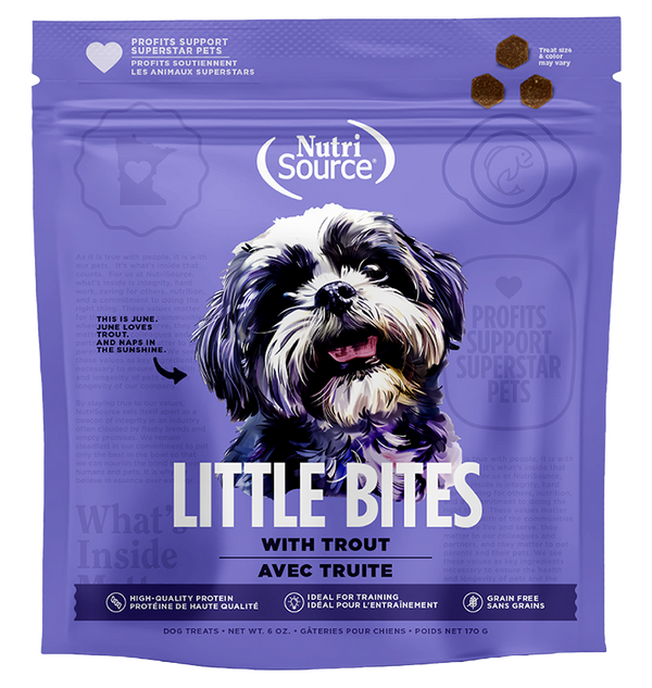 Nutrisource Grain Free Little Bites Trout Dog Treat