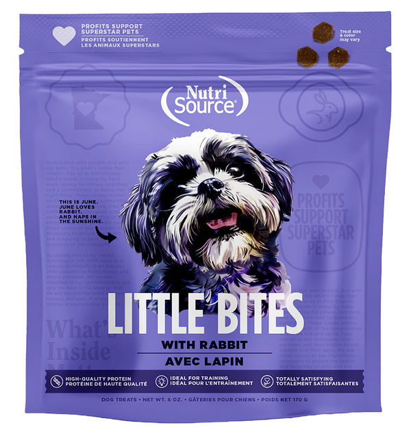 Nutrisource Little Bites Rabbit Dog Treat