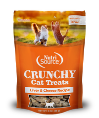 Nutrisource Crunchy Liver and Cheese Recipe Cat Treats