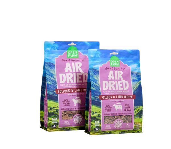 Open Farm Air Dried Alaskan Pollock & Lamb Recipe for Dogs