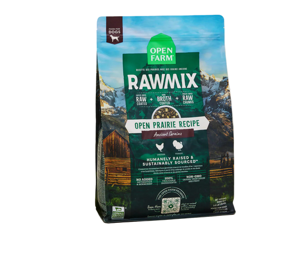 Open Farm RawMix Open Prairie Ancient Grain Dog Kibble