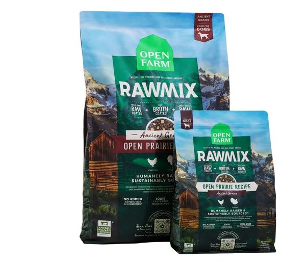 Open Farm RawMix Open Prairie Ancient Grain Dog Kibble