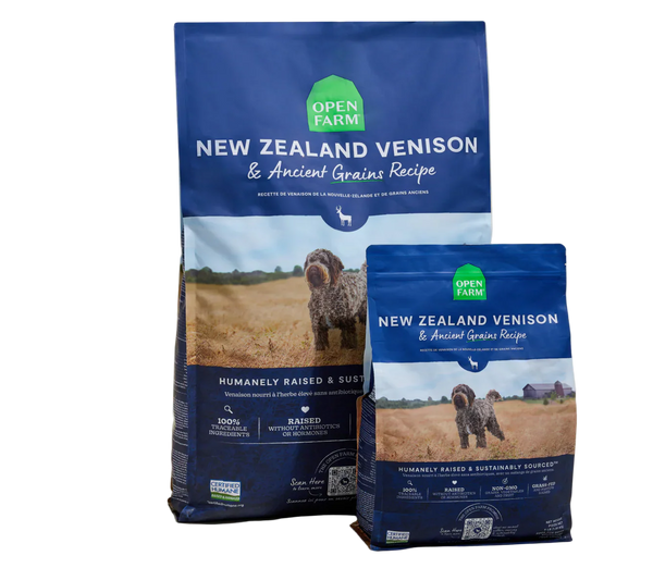 Open Farm New Zealand Venison Ancient Grains Kibble