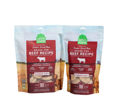 Open Farm Freeze Dried Raw - Grass Fed Beef Patties for Dogs