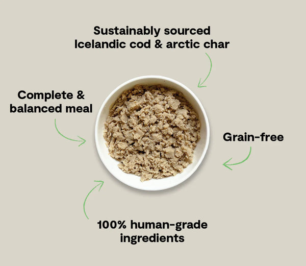 Open Farm Cod & Salmon Char Recipe With Cranberries Dog Wet Icelandic Food