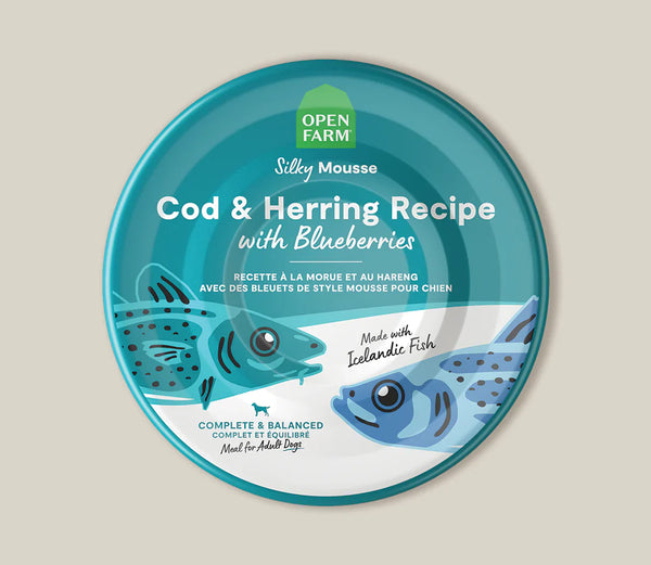 Open Farm Cod Recipe With Blueberries Wet Icelandic Dog Food