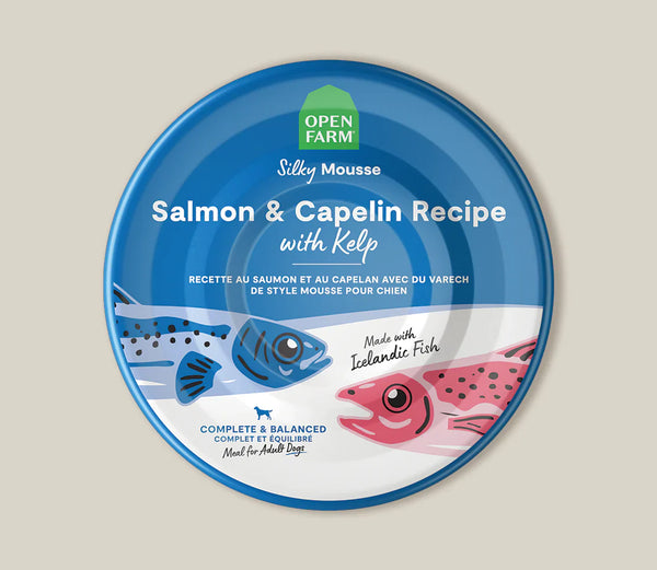 Open Farm Salmon & Capelin Recipe With Kelp Wet Icelandic Dog Food