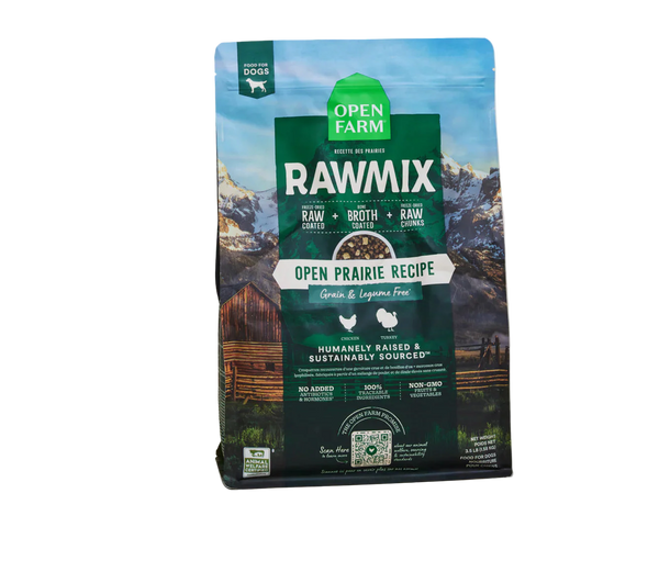 Open Farm RawMix Open Prairie Grain Free Dog Kibble