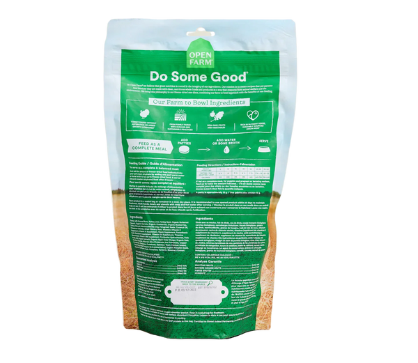 Open Farm Freeze Dried Raw - Homestead Turkey Patties for Dogs