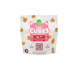 Open Farm Freeze-Dried Raw Kitty Cubes Salmon and Mackerel Cat Treats