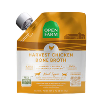 Open Farm Harvest Chicken Bone Broth Topper for Dogs and Cats