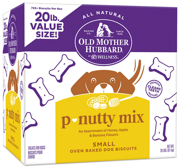 Old Mother Hubbard Crunchy Classic P-Nutty Assorted Dog Treats