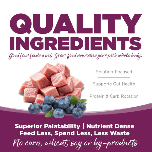 PureVita Grain Free Pork & Blueberry Dog Food