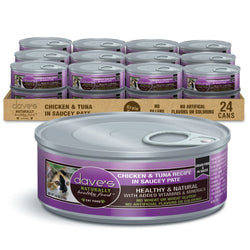 Dave's Pet Food Naturally Healthy Grain Free Chicken & Tuna in Saucey Pate Canned Cat Food