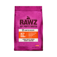 RAWZ Limited Recipe Real Rabbit Dry Cat Food