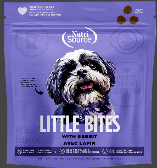 Nutrisource Little Bites Rabbit Dog Treat