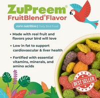 ZuPreem FruitBlend for Parrots & Conures (Medium to Large Birds)