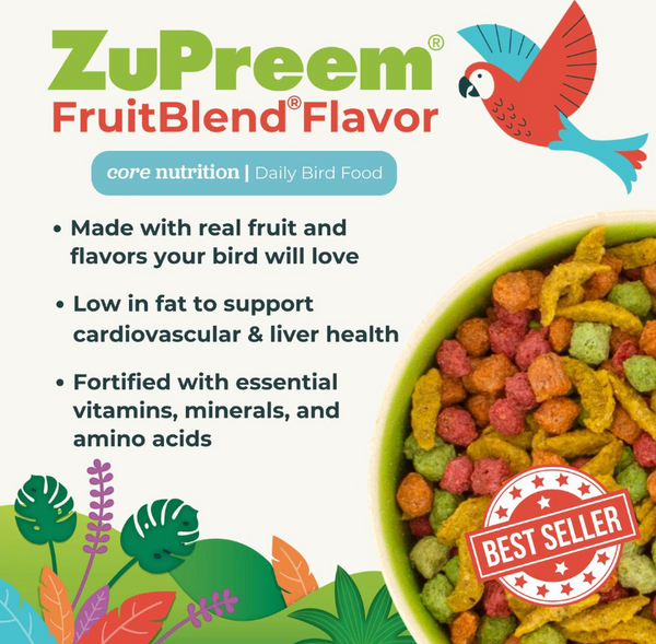 ZuPreem FruitBlend for Medium Birds