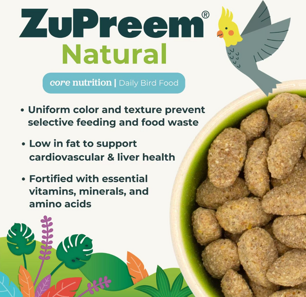 ZuPreem Natural for Medium Birds