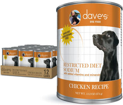 Restricted Diet Sodium Chicken Recipe Canned Dog Food