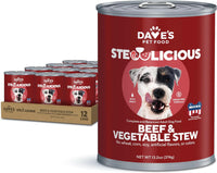 Dave’s Grain Free Beef & Vegetable Cuts in Gravy Canned Dog Food