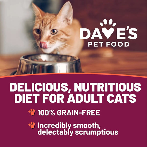 Dave's Pet Food Naturally Healthy 95% Chicken and Chicken Liver Pate Canned Cat Food