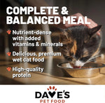 Dave's Pet Food Naturally Healthy 95% Chicken and Chicken Liver Pate Canned Cat Food