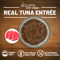 Dave's Pet Food Naturally Healthy Grain Free Tuna Entree in Gravy Canned Cat Food