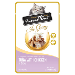 Fussie Cat Tuna With Chicken In Gravy For Cats