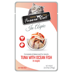 Fussie Cat Tuna With Ocean Fish In Aspic For Cats