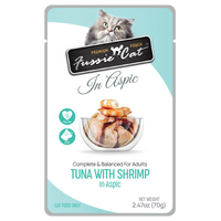 Fussie Cat Tuna With Shrimp In Aspic For Cats