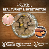 Dave’s Grain Free Turkey & Sweet Potato Cuts in Gravy Canned Dog Food