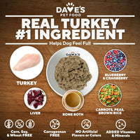 Daves Pet Food Turkey & Vegetable Weight Management & Immunity Support Canned Dog Food